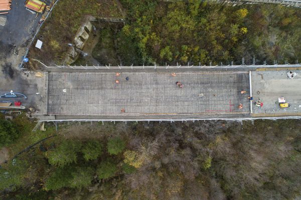 Cantiere E45 viadotto Savio, Bagno di Romagna-Verghereto.