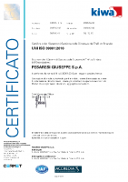 Certificato ISO 39001 KIWA CERMET del 2020-2023