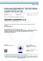 Certificato SA 8000 DNV 2020-2023