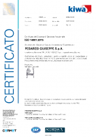 Certificato ISO 14001 2012-2025