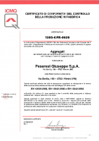 Certificato CE Aggregati ICMQ 2023 n. 1305-CPD-0638